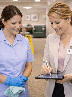 Housekeeping Inspection team
