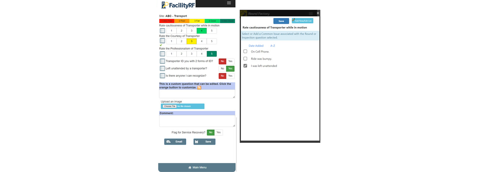Patient Transport Rounding