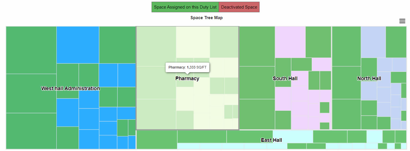 Space Tree Map to help build your Facilities space properly to budget work properly
