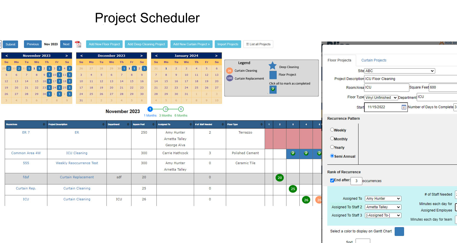 Project Scheduler